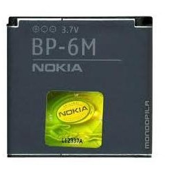 BATTERIA NOKIA BP-6M BP 6M N73 N77 N93 6151 3250 3250 X-pressMusic 9300 9300i