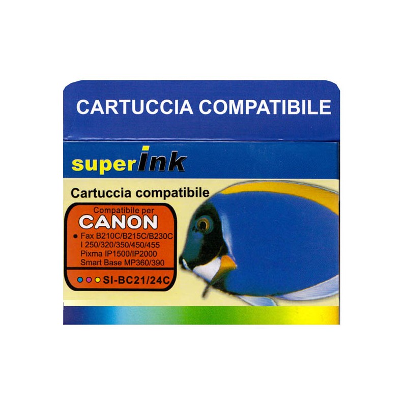 CARTUCCIA CANON COMPATIBILE COLORE BC21-24