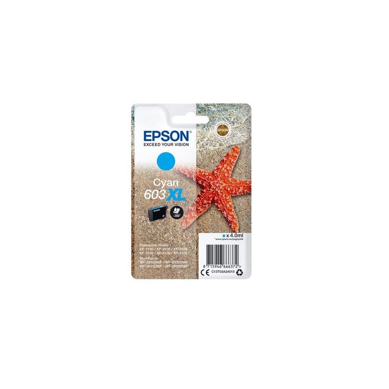 CARTUCCIA EPSON 603XL CIANO STELLA MARINA