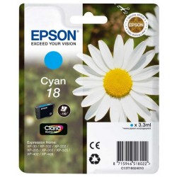 CARTUCCIA EPSON CIANO serie 18 / Margherita  C13T18024010