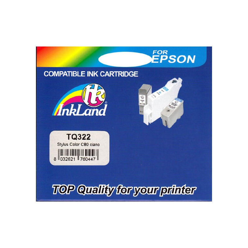 CARTUCCIA EPSON COMPATIBILE CIANO TQ322 (T0322)