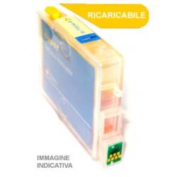 CARTUCCIA EPSON COMPATIBILE GIALLO SI-T0444-R 16,5ml +25% RICARICABILE