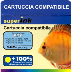 CARTUCCIA EPSON COMPATIBILE GIALLO SI-T0554 16,5ml