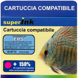 CARTUCCIA EPSON COMPATIBILE MAGENTA SI-T0713 14,5ml +150%