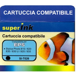 CARTUCCIA EPSON COMPATIBILE NERO SI-T026