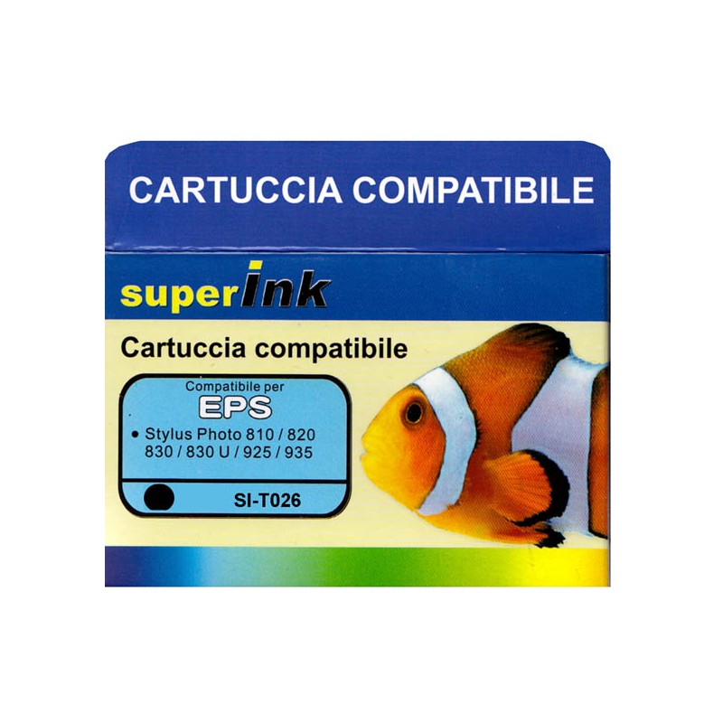 CARTUCCIA EPSON COMPATIBILE NERO SI-T026