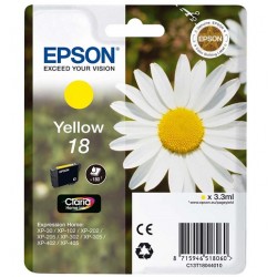 CARTUCCIA EPSON GIALLO serie 18 / Margherita  C13T18044012