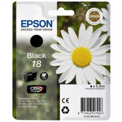 CARTUCCIA EPSON NERO serie 18 / Margherita  C13T18014010