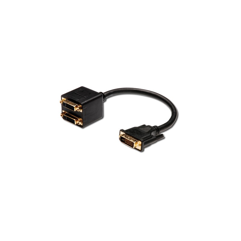 CAVETTO SPLITTER DVI-I Y DVI(24+5) - 2x DVI(24+5) CM 20