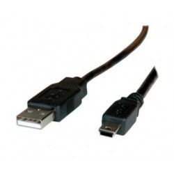 Cavo USB 2.0 ADJ Type A - 5-Pin Mini 1.8 m nero