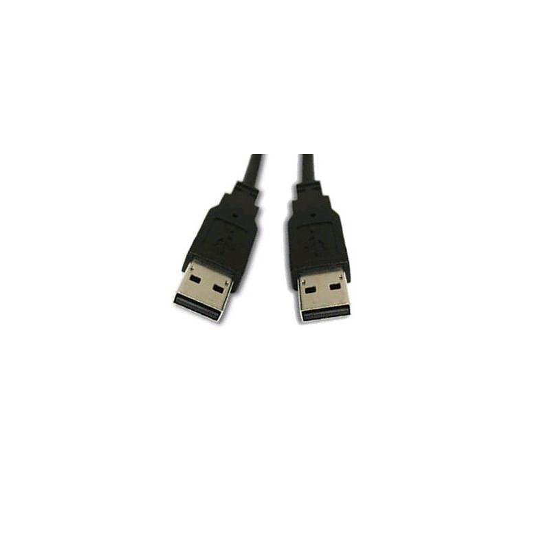 CAVO USB 2.0 CONNETTORI A/A M/M 1,8MT nero