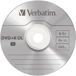 DVD+R DL Verbatim 8.5 GB 240min. 8x Double Layer
