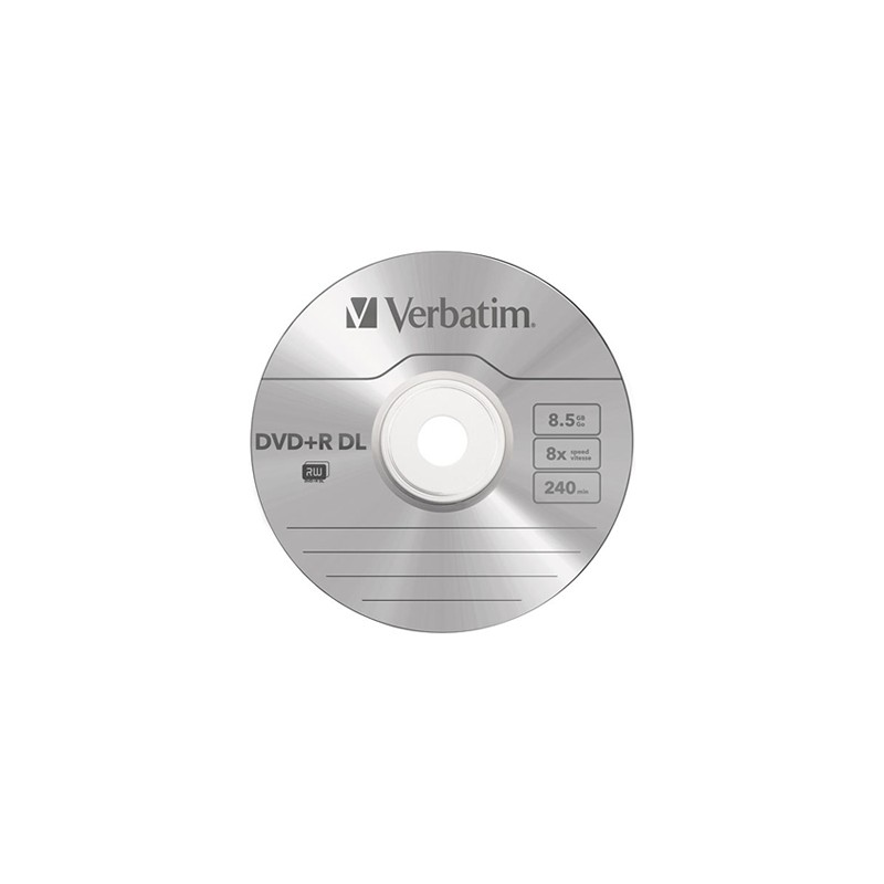 DVD+R DL Verbatim 8.5 GB 240min. 8x Double Layer