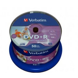 DVD+R Verbatim 4.7GB 120min. 16x printable