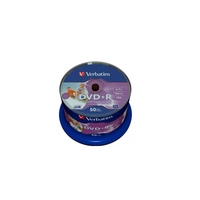 DVD+R Verbatim 4.7GB 120min. 16x printable
