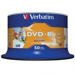 DVD-R Verbatim 4.7GB 120min. 16x printable