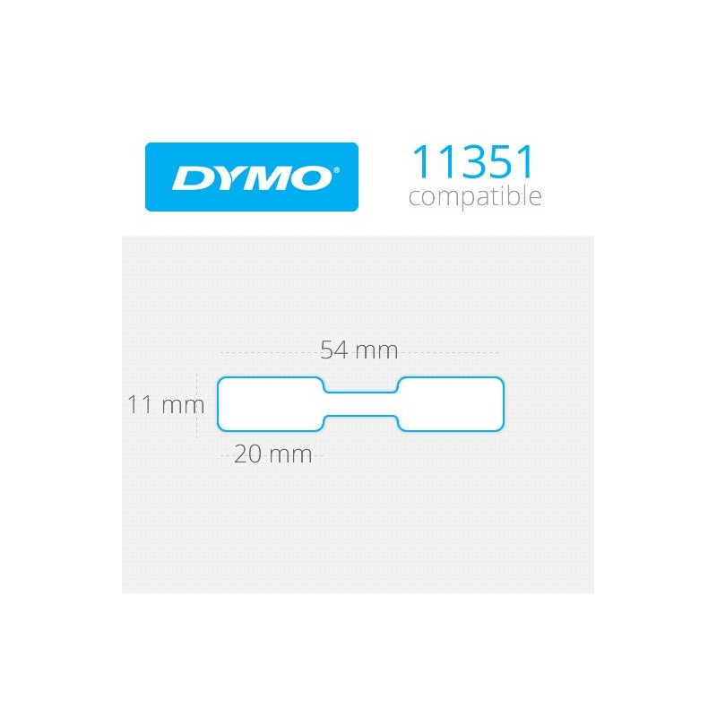 ETICHETTE COMPATIBILI DYMO LW Cod 11351 a farfalla X1 ROTOLO 1500pz