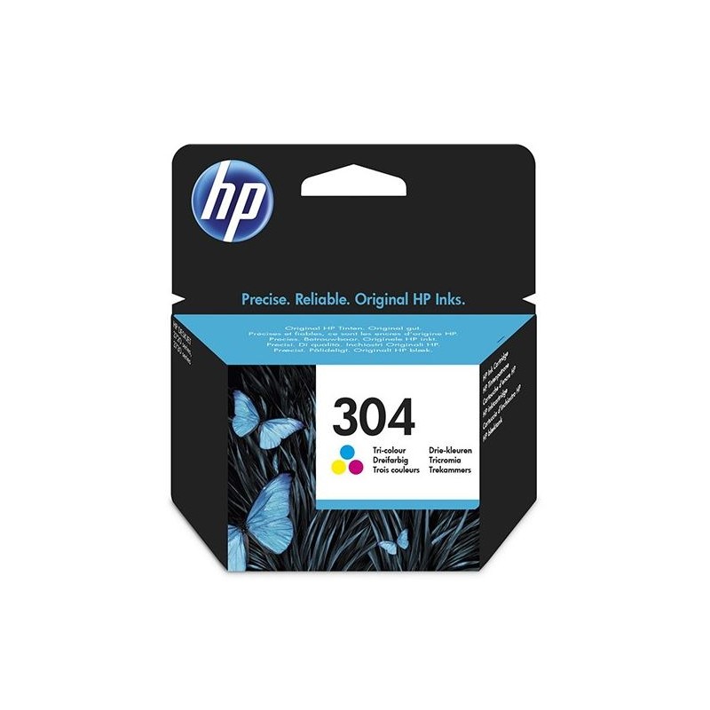 HP 304 N9K05AE 304 Cartuccia tricolore Originale