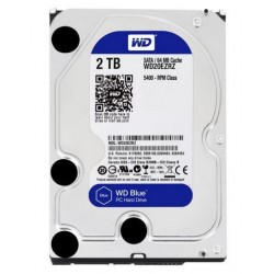 2000 WESTERN DIGITAL Hard Disk Interno WD Blue 2 TB 3.5 III 6 Gbs Buffer 64 MB 5400 RPM