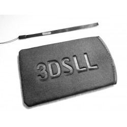 3DS XL  Cover in Neoprene nero con lacetto