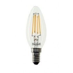 Lampadina LED E14 4W Bulb ZAFIROLed Oliva 470lm 2700k