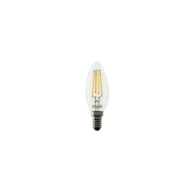 Lampadina LED E14 4W Bulb ZAFIROLed Oliva 470lm 2700k