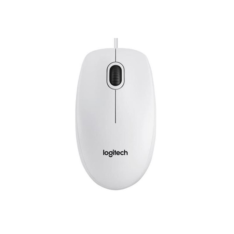 LOGITECH B100 OTTICO 3 PULSANTI Bianco