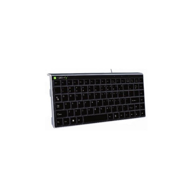 Mini tastiera PS2/USB Nera KB-100