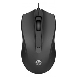 MOUSE - HP WIRED MOUSE 100 - Nero