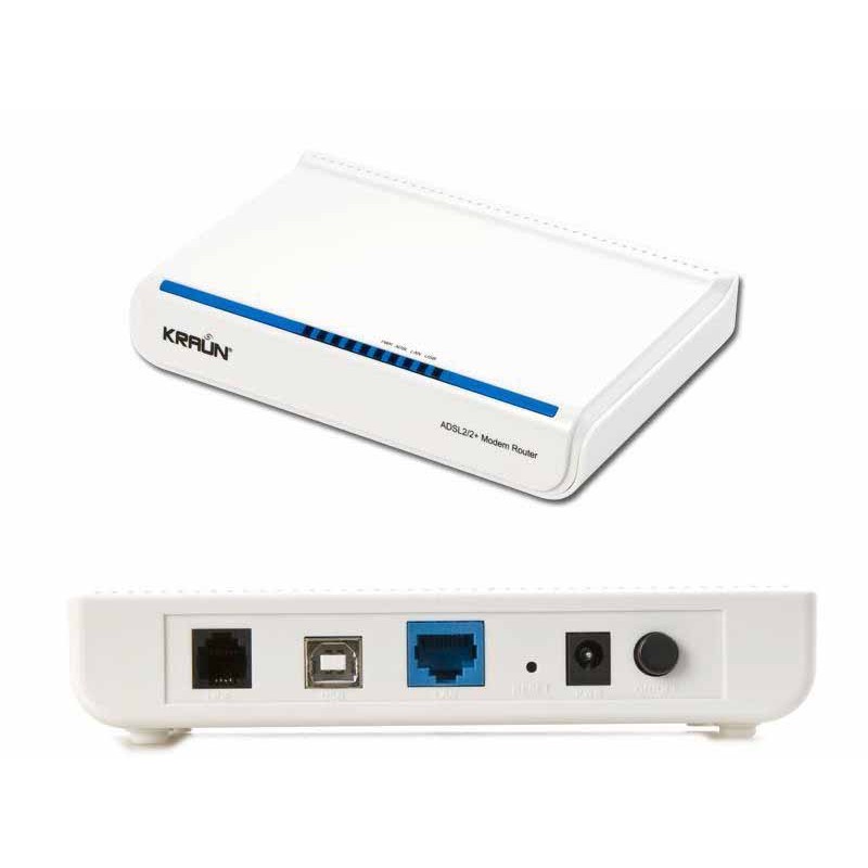 KRAUN ROUTER ETHERNET/USB ADSL2/2+.