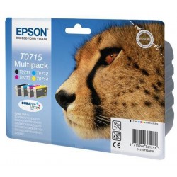 MULTIPACK EPSON (T0715) 4 COLORI X STILUS D78 - 711 series