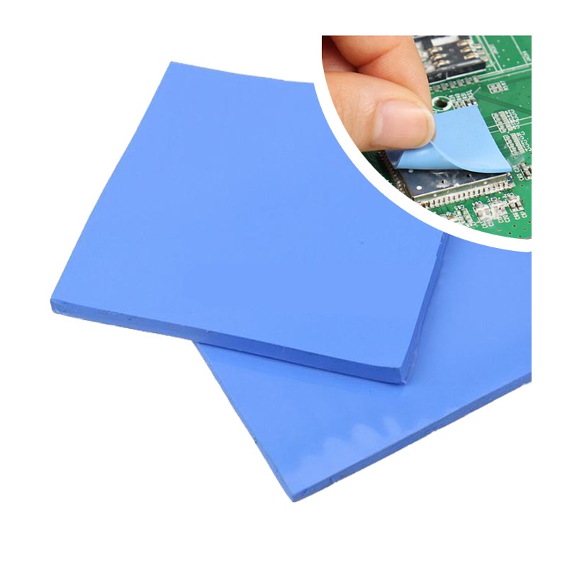 Pad Termico 2W a base di silicone 10x10x1 mm per raffreddare componenti elettronici