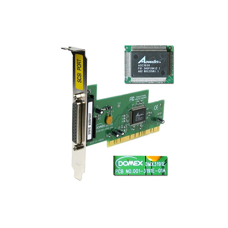 SCSI Controller PCI DOMEX DMX3191E P/N: 53080003-0014