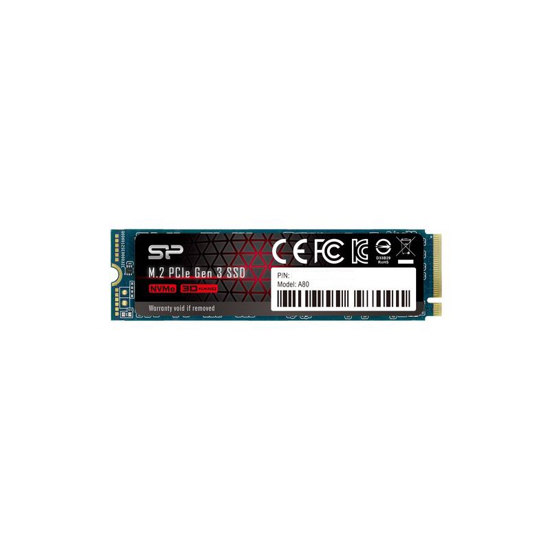 Silicon Power Silicon Power SSD PCIe M.2 NVMe 1TB Gen3x4 R3400 W3000MB/s  interno  SP001TBP34A80M28