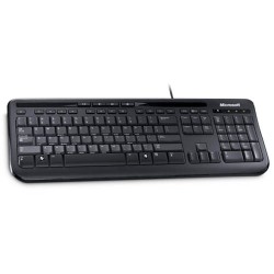 TASTIERA - MS Wired Keyboard Black 600
