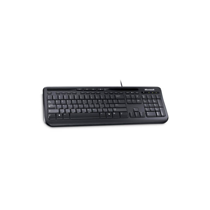 TASTIERA - MS Wired Keyboard Black 600