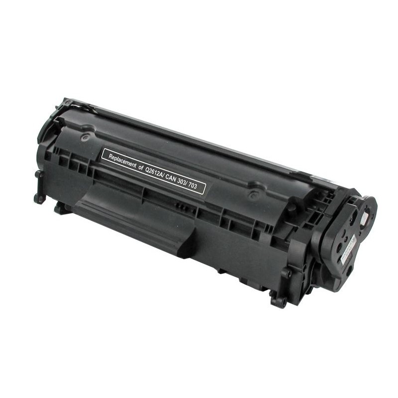 Toner compatibile per HP Q2612A 12A, 2000 pag