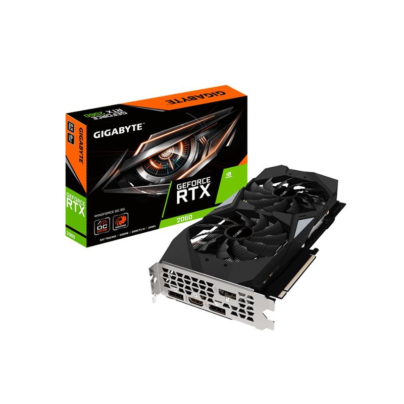 VGA Gigabyte GeForce® RTX 2060 6GB Windforce OC