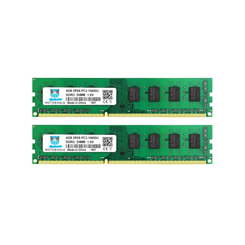 MEMORIA RAM - 8GB ( 4GB x 2 ) DDR3 1333MHz PC3-10600 1.5V CL9 2Rx8 240-Pin UDIMM