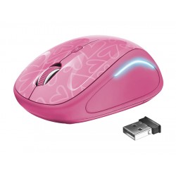 MOUSE - Senza fili , TRUST Yvi FX Compatto mouse wireless con illuminazione LED , colori RAINBOW