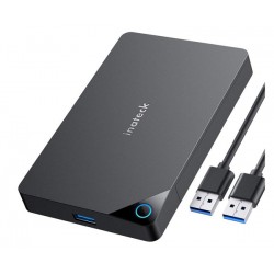 BOX ESTERNO USB 3.0 per HDD/SSD SATA 2,5 Nero