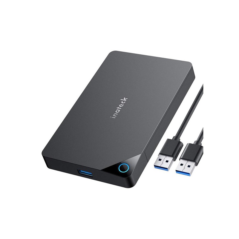 BOX ESTERNO USB 3.0 per HDD/SSD SATA 2,5 Nero