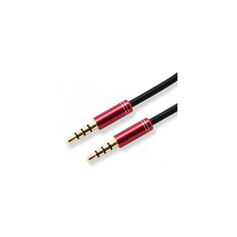 CAVO - Audio Stereo Jack 3.5 mm M/M 1,5m Rosso