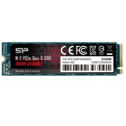 MEMORIA DATI - Silicon Power P34A80 M.2 512 GB PCI Express 3.0 SLC NVMe