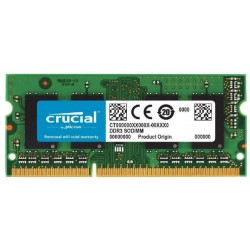 MEMORIA RAM - 4GB Ram SO-DIMM DDR3L Crucial  CT51264BF160BJ 1600 1x4GB