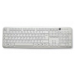 Tastiera 105 tasti USB Standard colore Bianco - NON ADATTA PER IL GAMING
