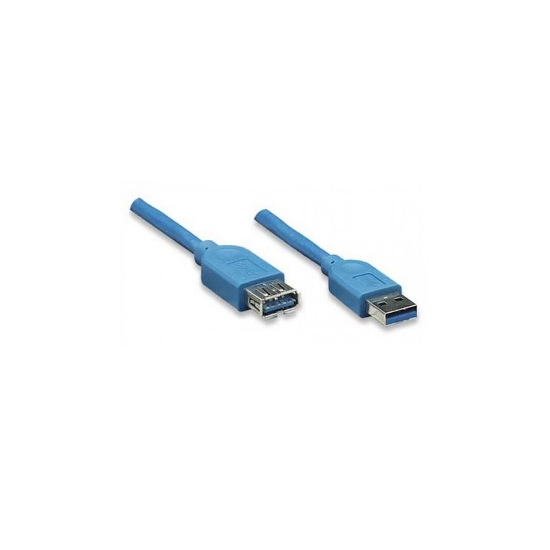 USB 3-0 - Cavo Prolunga USB 3.0 A maschio/A femmina 2m Blu