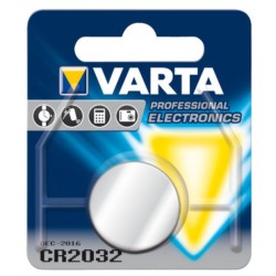 BATTERIA - a bottone al litio VARTA CR 2032 , 230 mAh, 3V