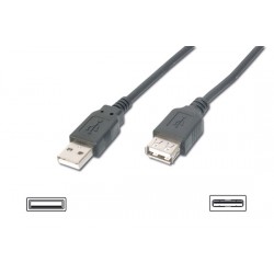 CAVO USB - LINDY USB 3.0 Cavo prolunga di collegamento 1 m Nero