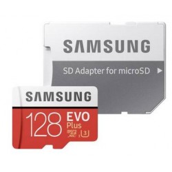 MICRO-SD- 128GB MicroSDXC + SD Adapter 100r 60w